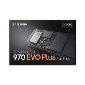 Ổ cứng SSD Samsung 970 EVO Plus 500GB M.2 PCIe NVMe 3x4 (Đọc 3500MB/s - Ghi 3200MB/s) - (MZ-V7S500BW)