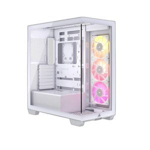 Vỏ máy tính Corsair iCUE LINK 3500X RGB Tempered Glass (Mid-Tower, White CC-9011281-WW