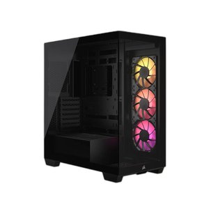 Vỏ máy tính Corsair 3500X RGB Tempered Glass (Mid-Tower, Black, 3 Fan) CC-9011278-WW