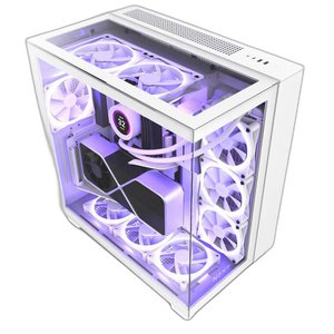 Vỏ Case NZXT H9 Elite All White (Mid Tower / Màu Trắng) CM-H91EW-01