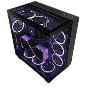 Vỏ Case NZXT H9 Elite All Black (Mid Tower / Màu Đen) CM-H91EB-01