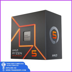 CPU AMD Ryzen 5 7500F Tray (3.7 GHz Upto 5.0 GHz / 38MB / 6 Cores, 12 Threads / 65W / AM5)