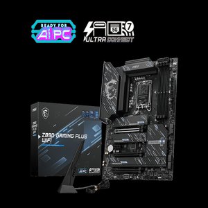 Mainboard MSI Z890 GAMING PLUS WIFI DDR5 (Wifi+Bluetooth+Thunderbolt 4)