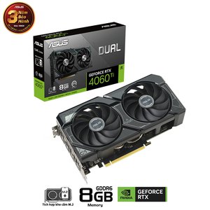 Card màn hình ASUS DUAL-RTX 4060 Ti-8G-SSD
