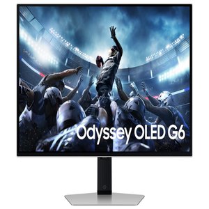 Màn hình Gaming 27" Samsung Odyssey G6 OLED LS27DG602, 360Hz 2K, HAS (Chân đế có thể điều chỉnh độ cao), Xoay 90*