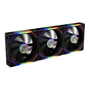 FAN CASE GAMDIAS AEOLUS P2-1203 (Màu đen/Led vô cực/nối không dây/pack3)